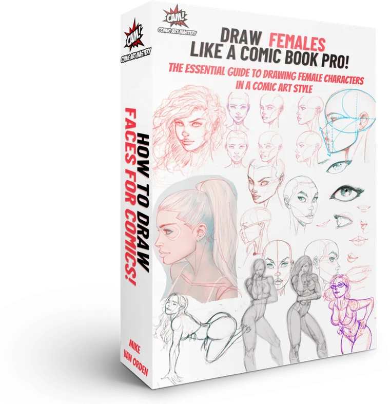 Draw Females Like a Comic Book Pro course box